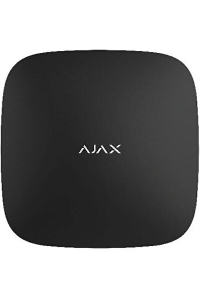 Ajax HUB BLACK Ασύρματη κεντρική μονάδα GSM/GPRS και Ethernet, σε μαύρο χρώμα.
