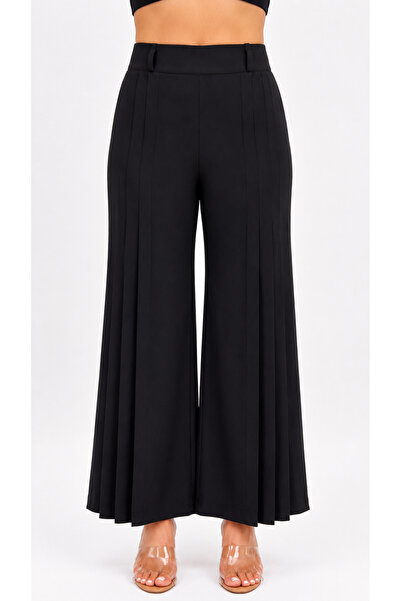 ZANESSİ FASHION Plus Size Knitted Lycra Women's Trousers