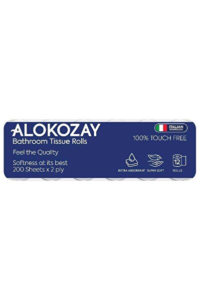 Alokozay Bathroom Tissues Super Soft 200 Sheets 2 Ply