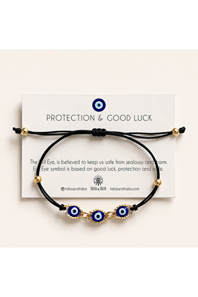 Talia&Talia Evil Eye Beaded Bracelet