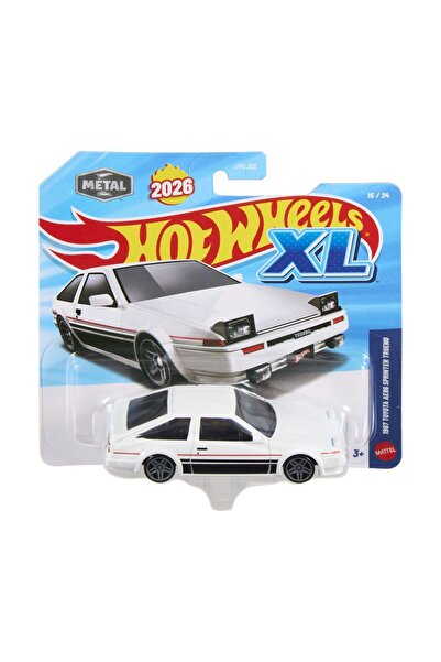mattel Mașinuță diecast Hot Wheels XL Toyota Ae86 Sprinter Trueno 1987 Scara ...