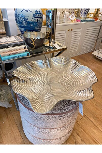 Dekordan House Imported Silver Decorative Plate