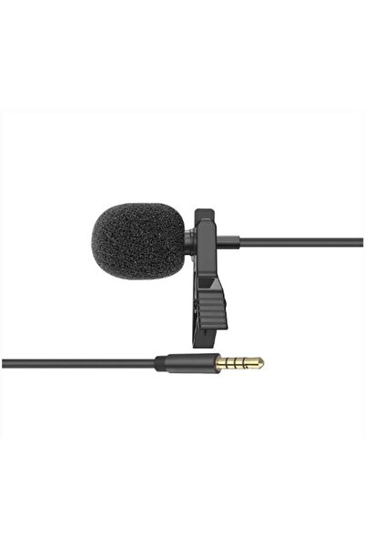 Universal Snopy sn-m20 black smartphone and youtuber metal clip-on lavalier m...