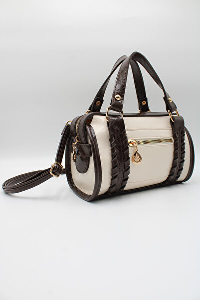 LASSO Women's 2-Eye Knitted Detail Patent Leather Leather Hand, Arm and Shoul...