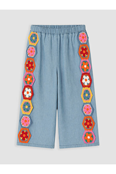 LC Waikiki Embroidered Girls' Jean Trousers for Style Enthusiasts from Uzg Store