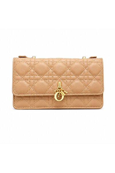 silora Luxury Quilted Design Handbag Fashionable Metal Accented Handbag