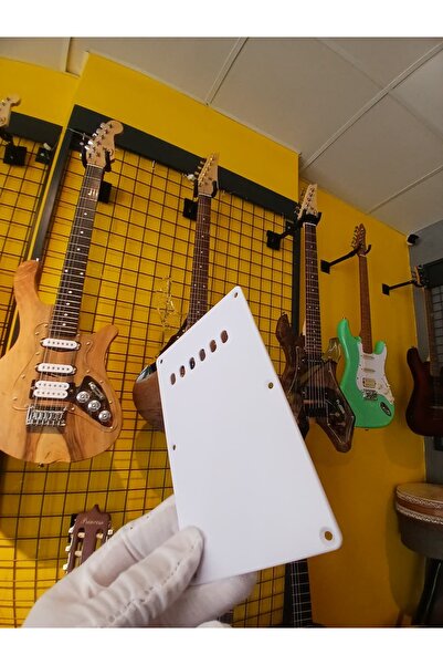 PUANDORG Elektro Gitar stratocaster Tremolo Arka Yay Kapağı BEYAZ