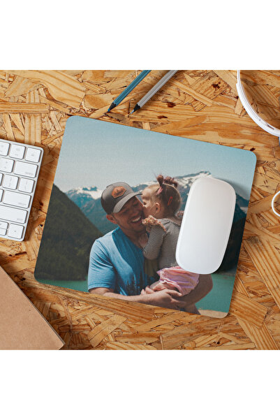 Hediye Baskıcı Kişiye Özel Fotoğraflı Mouse Pad 17x21 cm Kaymaz Taban 2 mm