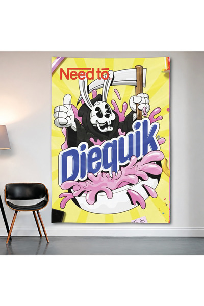 Geek Cultcha Dieguilk Parody Wall Covering Wall Tapestry First Quality Satin ...