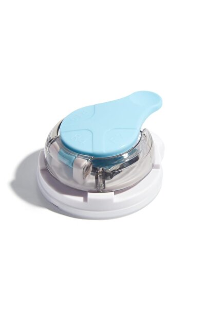 Arabest 3-in-1 Paper Corner Rounder Punch, R4/R7/R10, Blue, ABS & Metal, Perf...