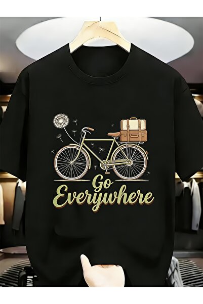 212ZTD Go Everywhere Vintage Bicycle Dandelion Travel Spring Summer Men Round...