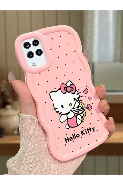 Hontinga Samsung Galaxy M12 Compatible Case Camera Protector Pink Silicone Co...