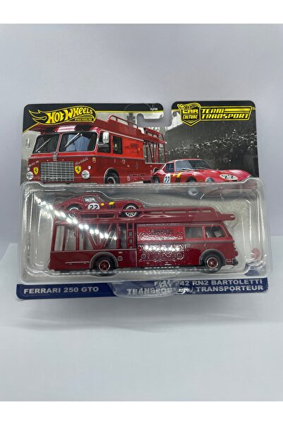 HOT WHEELS FERRARI 250 GTO FIAT642 RN2 BARTOLETTI TRANSPORTER/TRANSPORTEUR TE...