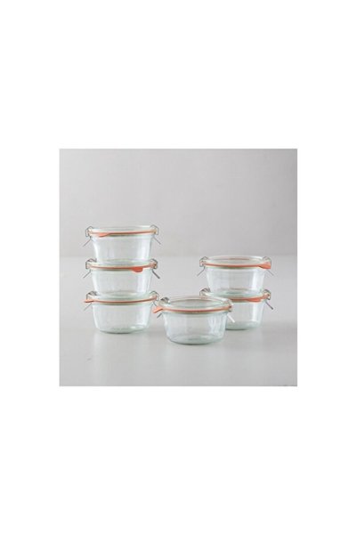 Empressco 6-Piece Short Jar Set, 290 Ml, Stylish and Practical Storage Solutions