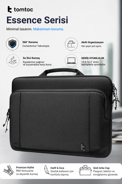 Tomtoc Essence A34 16 Inch Black MacBook Pro Case - A34F3D1