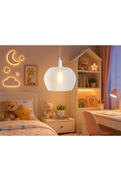PLUS LIGHT Avize Beyaz Yatak Odası Mutfak Çocuk Odası Oturma Odası Tasarım Te...