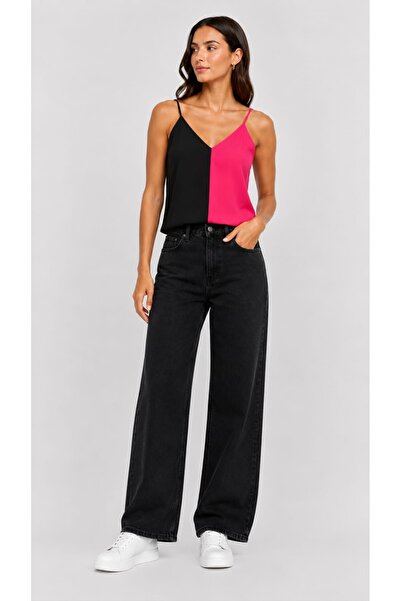 onno style women Sleeveless Strappy V-Neck Tricot Women's Blouse