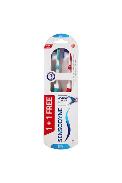 Sensodyne Rapid Action Toothbrush 1+1