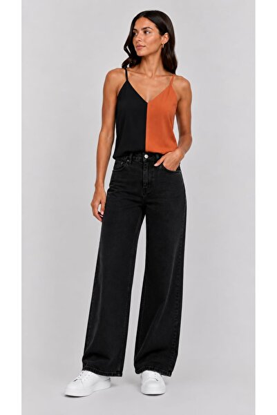 onno style women Sleeveless Strappy V-Neck Tricot Women's Blouse