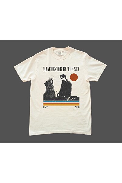 Grafftee Clothing Μπλουζάκι Unisex Oversize με στάμπα Manchester By Sea