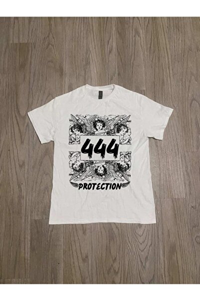 Grafftee Clothing تي شيرت كبير الحجم مطبوع عليه حماية روحية للجنسين