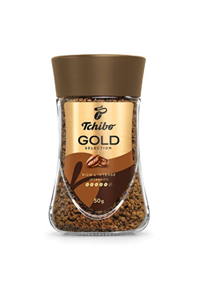 Tchibo GOLD SELECTİON RICH & INTENSE ÇÖZÜNEBİLİR KAHVE KVN 50 GR *3'LÜ