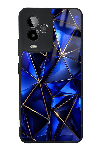 Spoyi Gm 24 Pro Glossy Phone Case with Sapphire Crystal Edge Design