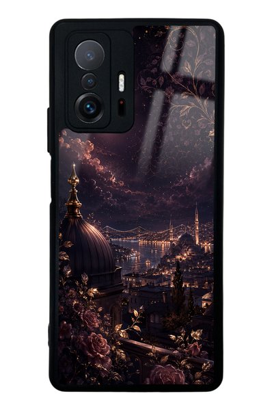 Spoyi Xiaomi Mi 11t Rosewood Bosphorus Night Design Glossy Phone Case