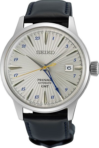 Seiko Presage Cocktail Time Gmt Ssk049J1 Automatic Men's Wristwatch Ssk049J