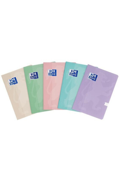 Oxford Set 10 caiete Touch Pastel A5 multicolor 32 file