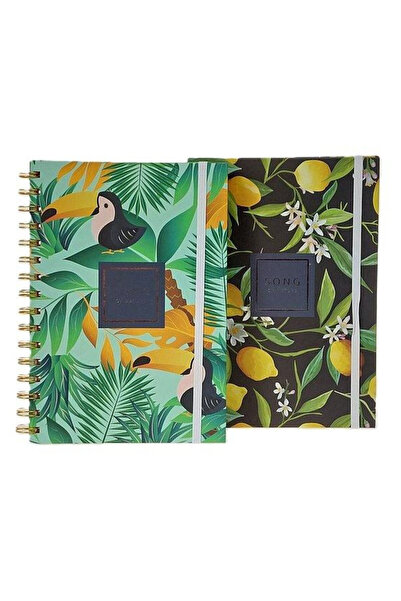 adar Caiet spiralat / notebook A5 156x210 mm, cu file patrate, coperta mix de...