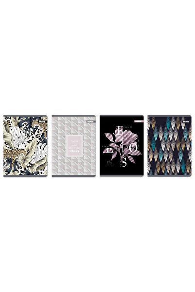 Beniamin Caiet/Notebook Metaliza A5, 60 file, in patratele, coperta metalizat...