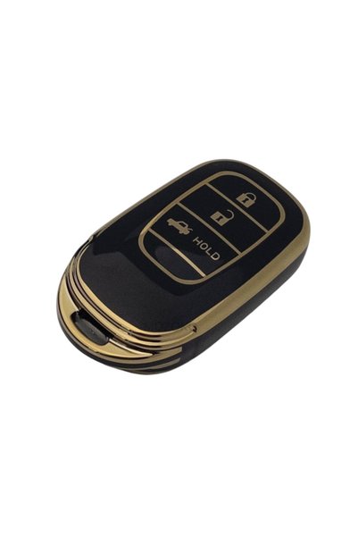 MOZOKO Black Gold Remote Control Case Compatible with Honda Civic New Case Fe1, Cr-V, Hr-V, Accord, Key Protector Control Case