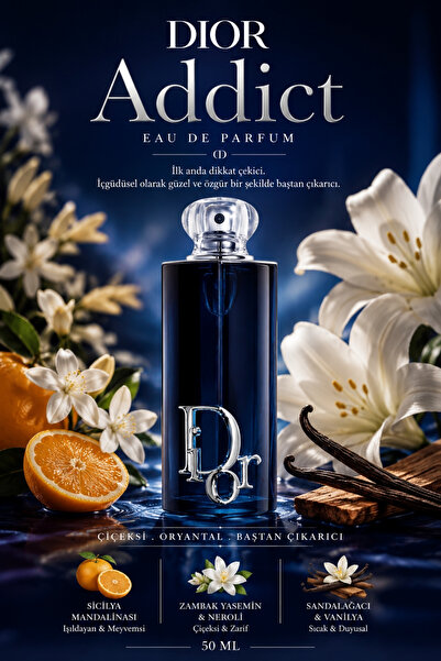Dior Royal Addiction Addict Eau de Parfum Etkili Çekici Kadın Parfümü - 50 ml