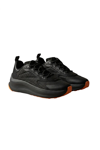 Calvin Klein CHUNKY RUNNER LACEUP, 06W Erkek Siyah Spor Ayakkabı & Sneaker