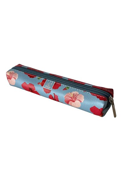 OEM Penar dreptunghiular Bee-bee Hibiscus in jeans multicolor 18x4x4 cm