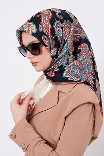 Lesscarves Patterned Cotton Silk Scarf Ls2207