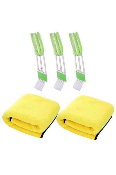 Next Accesoriu de detailing 2-în-1, perie cu peri moi și 3 lame din microfibr...