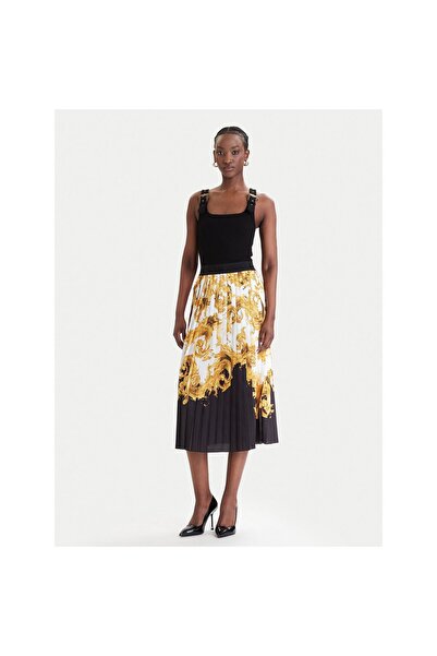 VERSACE JEANS COUTURE Fustă plisată de damă 80HAE8P5 NS806 Negru