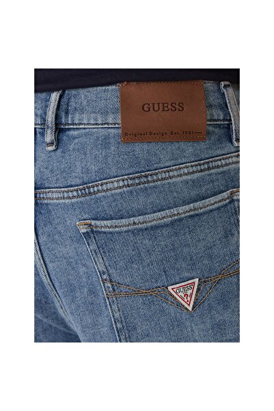 Guess Blugi bărbați M6RA0PD0618 Albastru
