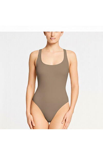 TAVSİYESEVER Dikişsiz Seamless Basic Model Çıtçıtlı Bodysuit