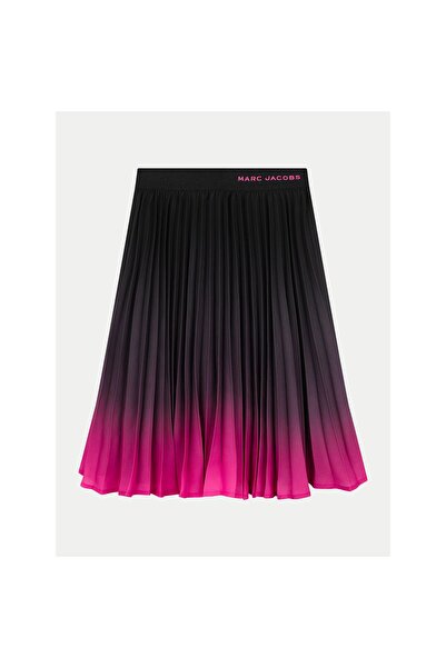 Marc Jacobs Fustă plisată pentru fete W60367 Negru