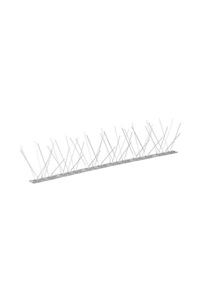 Strend Pro Bandă metalică anti-păsări cu 48 de țepi, lungime 50 cm - protecți...