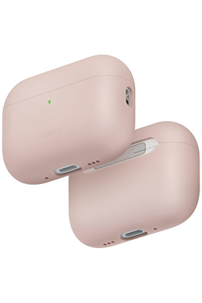uniq Husa casti Lino Hybrid pentru AirPods Pro 3, protectie, Roz