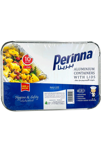 PERINNA Aluminium Container 83190 10's