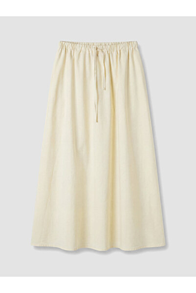 LC Waikiki 100% Cotton Skirt with Waist Cord for Style Enthusiasts from Uzg S...