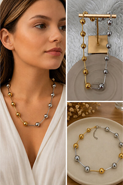 FM 💎   Premium Shiny and Stylish Geometric Ball Detailed Two-Color Adjustabl...