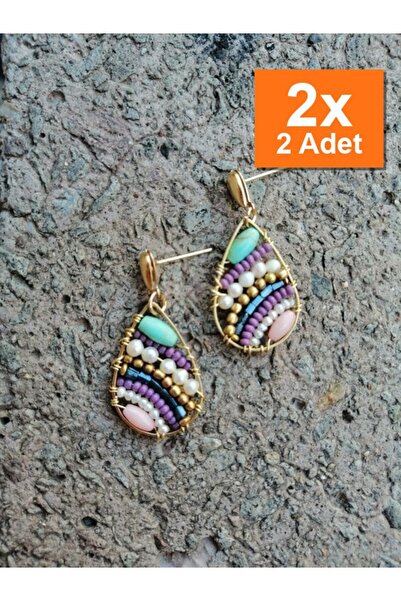 Bozhi Earring Beads Handmade Special Design Gift
