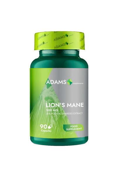 Adams Supplements Lion's Mane 500mg 90cps