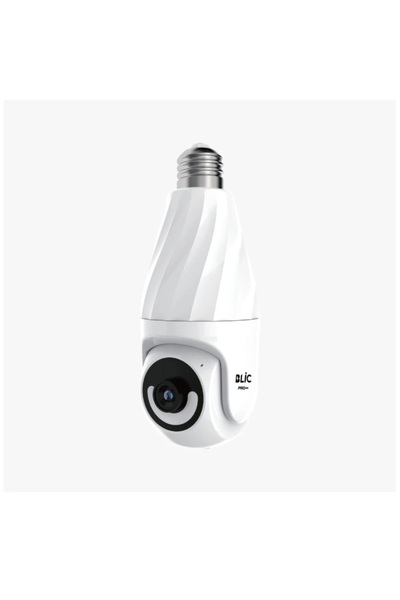 Blic Akıllı Wifi Ampul Kamera 2MP 1080P FHD Panoramik Gece Görüşlü Güvenlik K...